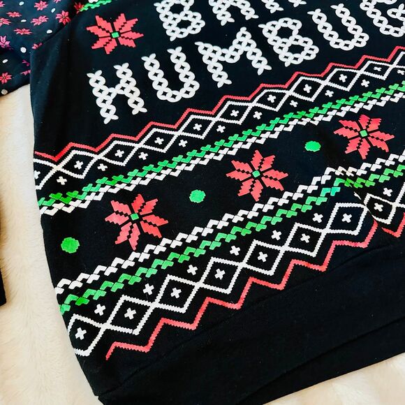 Junior’s Freeze Bah Humbug Christmas Sweatshirt Size M (7-9) - Picture 3 of 7